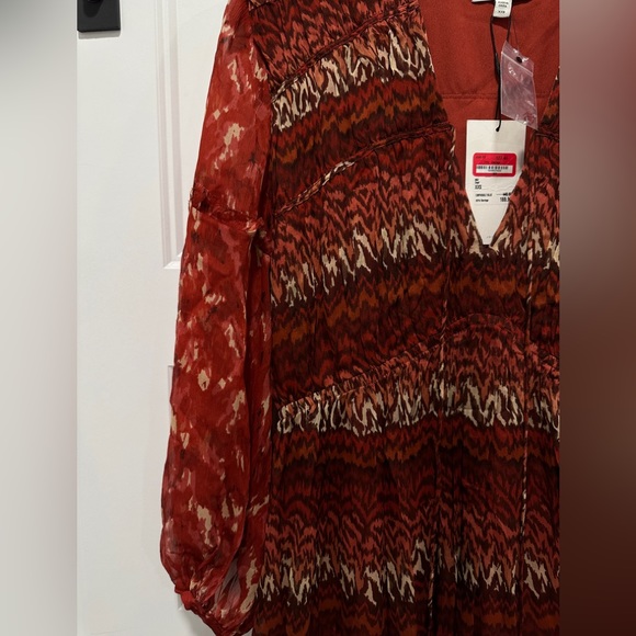 JOIE Printed Midi Dress - Picture 2 of 7